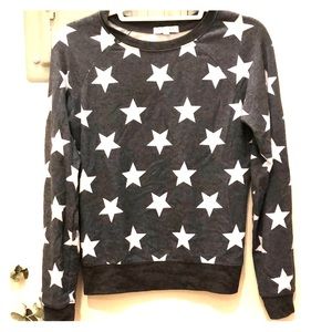 Star print sweatshirt